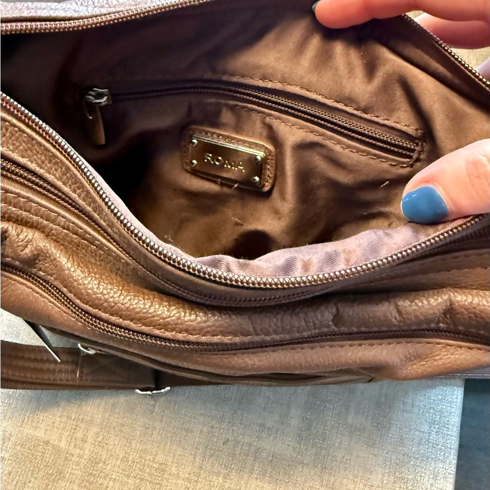 Roma Leather Conceal and Carry Bag Purse - Picture 5 of 9